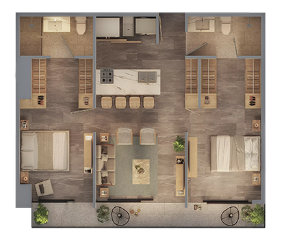 Renders de los proyectos que conforman Punto Sao Paulo