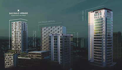 Renders de los proyectos que conforman Punto Sao Paulo