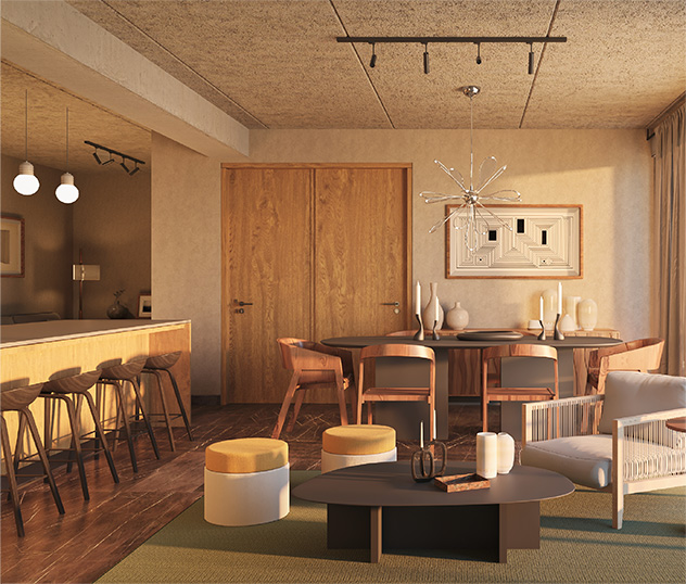 Departamento modelo D de 98 m2 2 recámaras